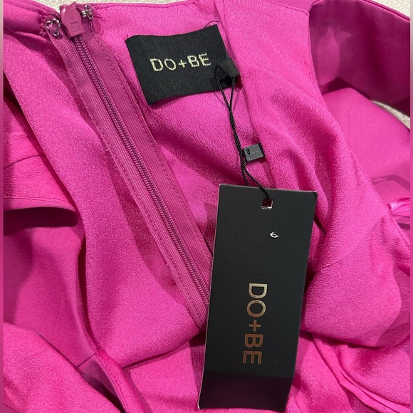 DO+BE Elegant Pink One-Shoulder Jumpsuit Size S - Picture 5 of 7
